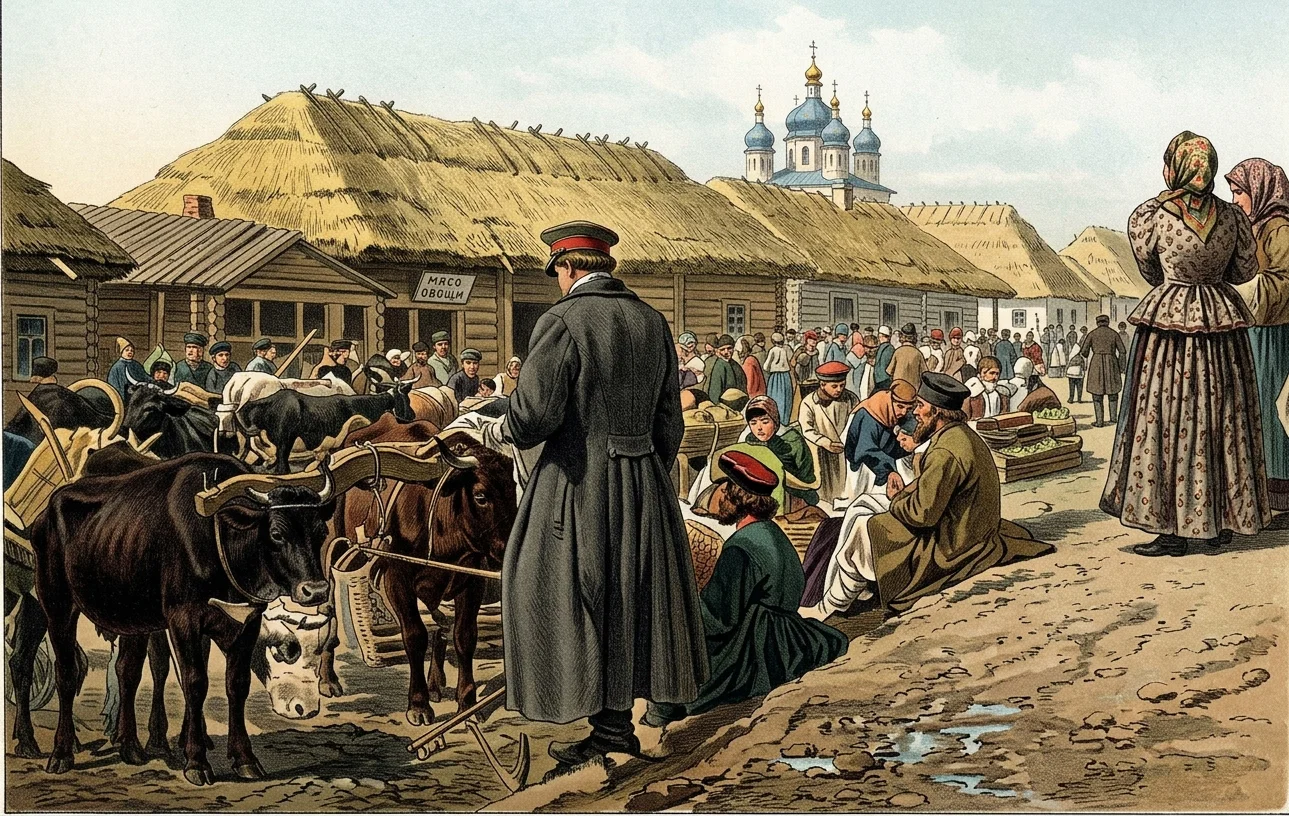 MARKET AMONG THE “LITTLE RUSSIANS”