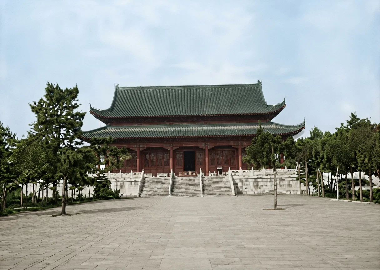 A CONFUCIAN TEMPLE.