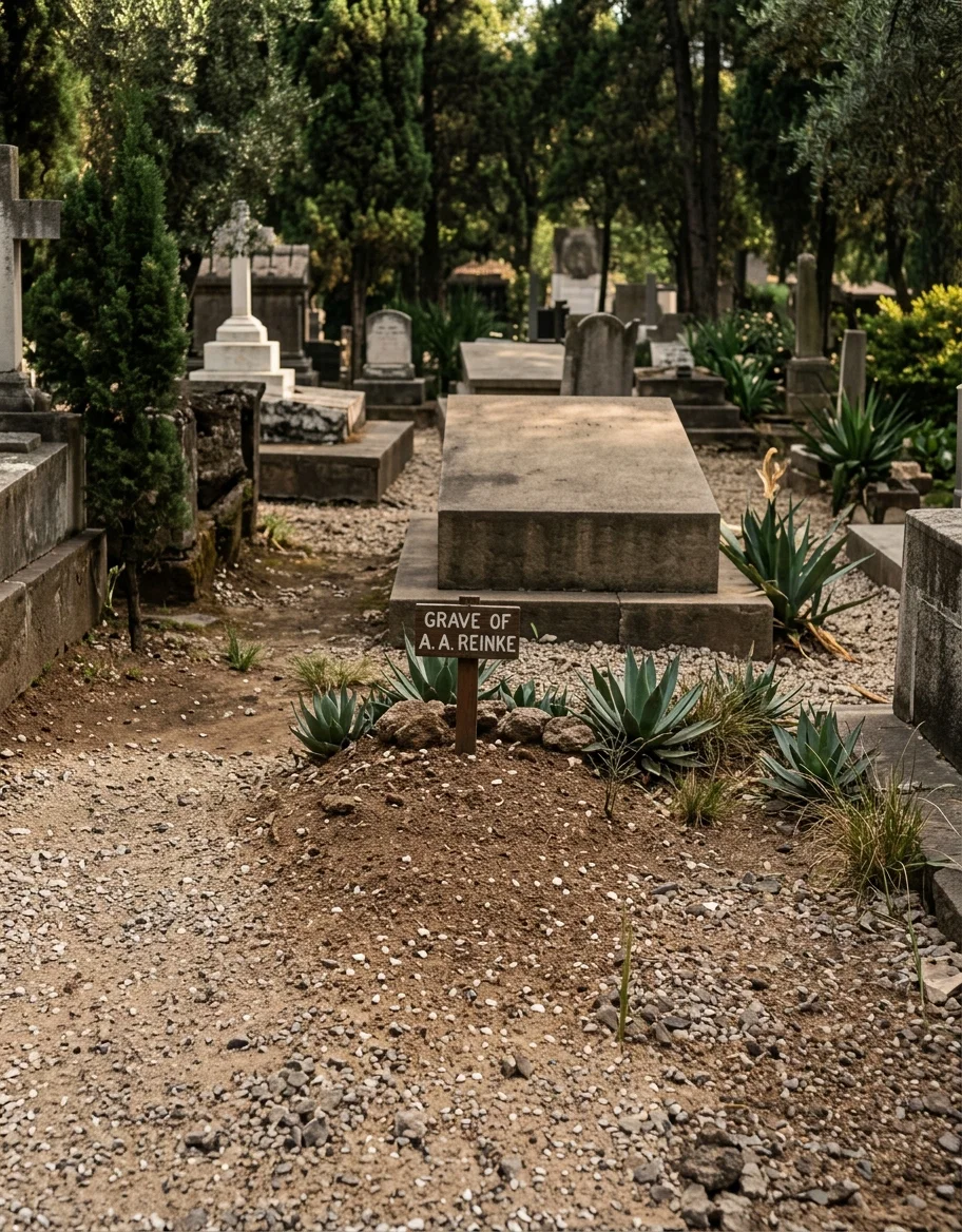 GRAVE OF A. A. REINKE