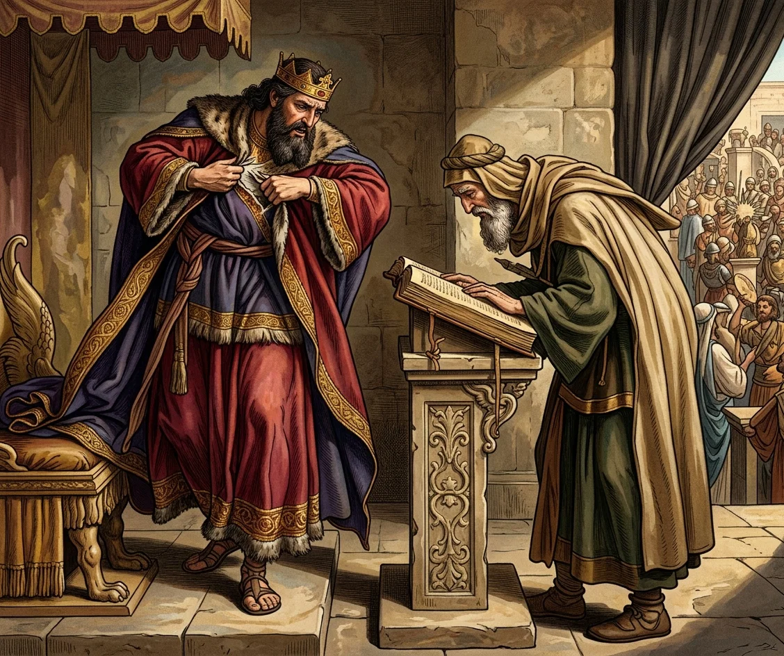 When the new-found “Book of the Law” was read to King Josiah it led to exaltation of the law and reformation of life. How many in these days hide from themselves God's law and exalt sin.