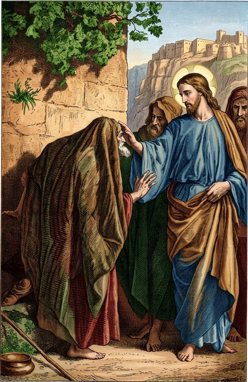 JESUS HEALING THE LEPER