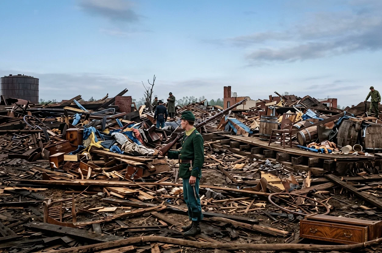 Another View in New Richmond after the Tornado of June 12.