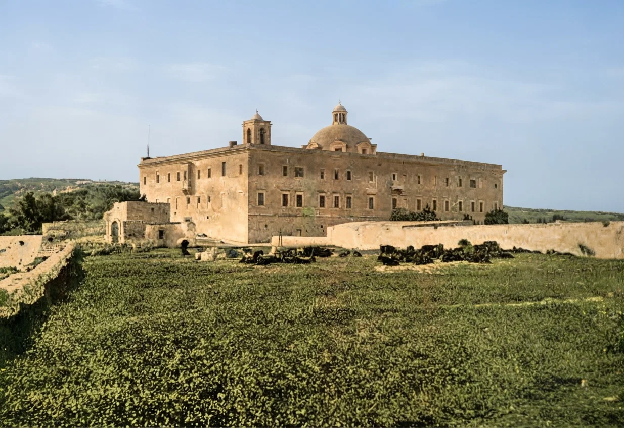 Mt. Carmel and the Carmelite Monastery.