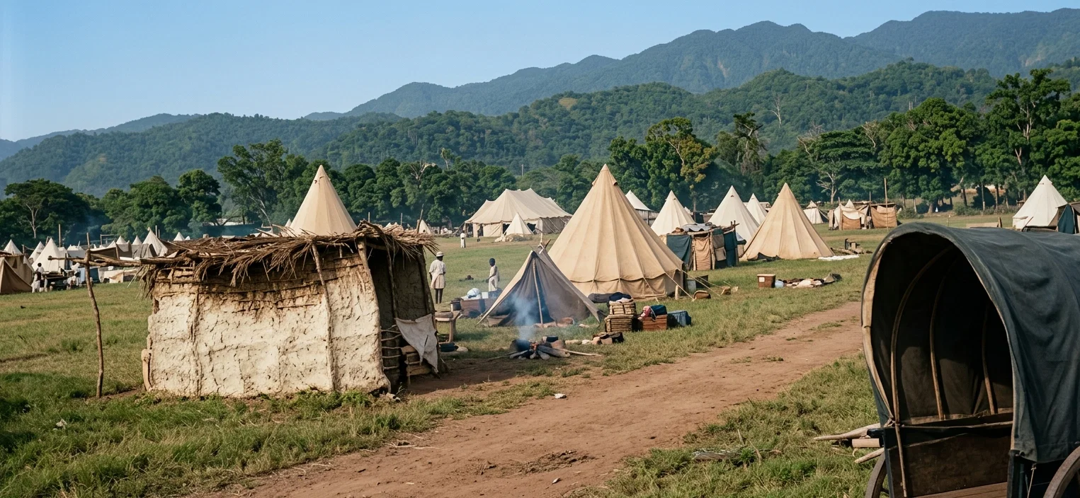 REFUGEE CAMP ON THE RACE-COURSE, KINGSTON