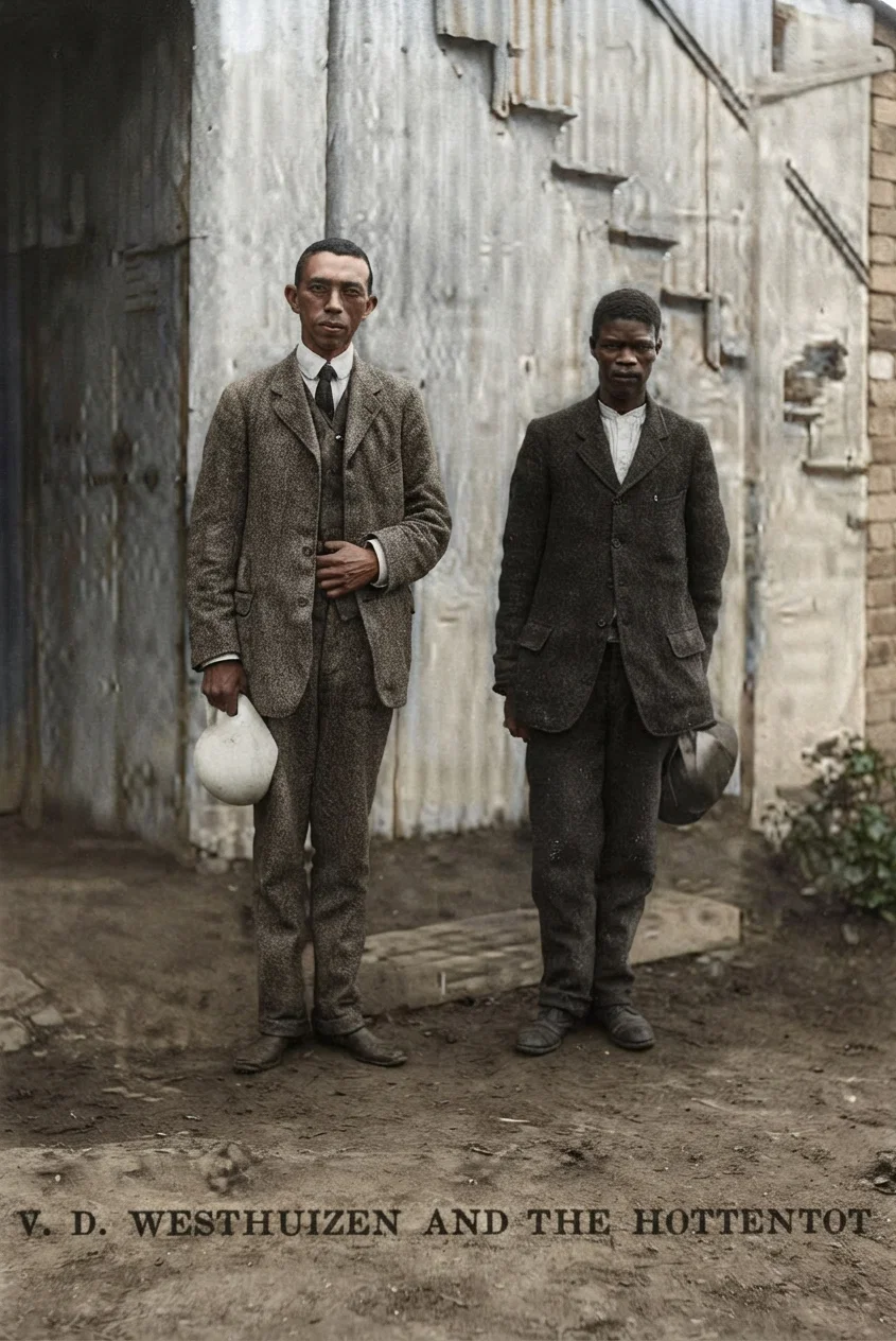 Photo H. J. Edmed V. D. WESTHUIZEN AND THE HOTTENTOT CONVERT