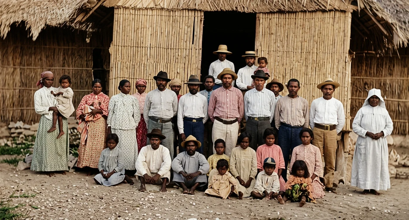 GROUP OF ABORIGINAL INDIANS