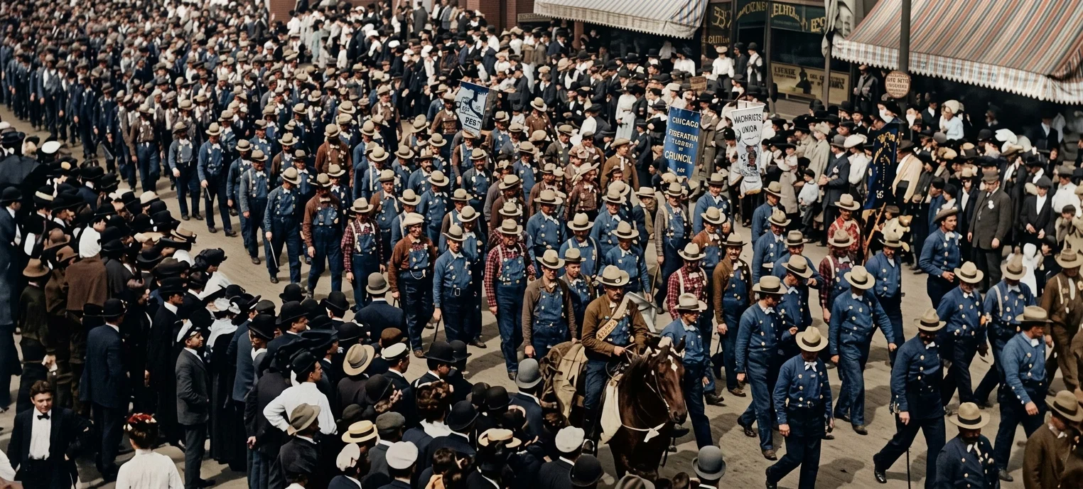 LABOR UNION PARADE, CHICAGO, SEPTEMBER 7, 1903.