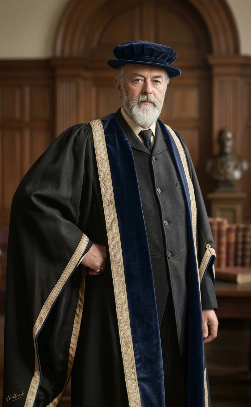 The noted scientist and scholar, Sir Oliver Lodge