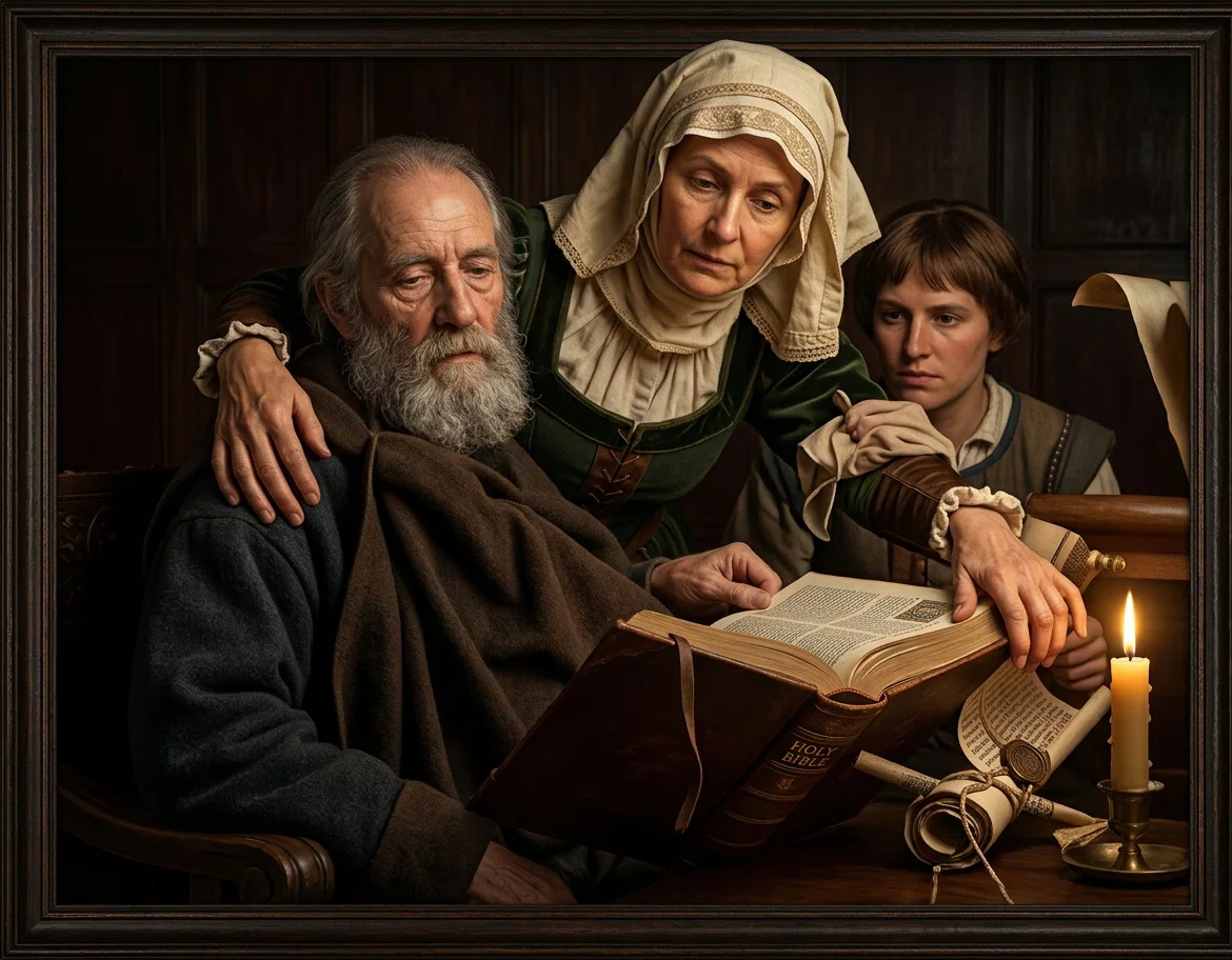 GOD'S HOLY WORD WAS PRIZED WHEN 'TWAS UNSAFE TO READ IT