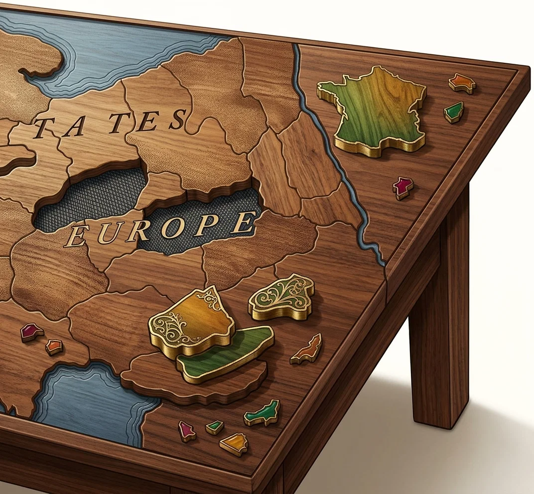 Will the Premier of France be successful in piecing together into a harmonious and composite whole the puzzle map of Europe?