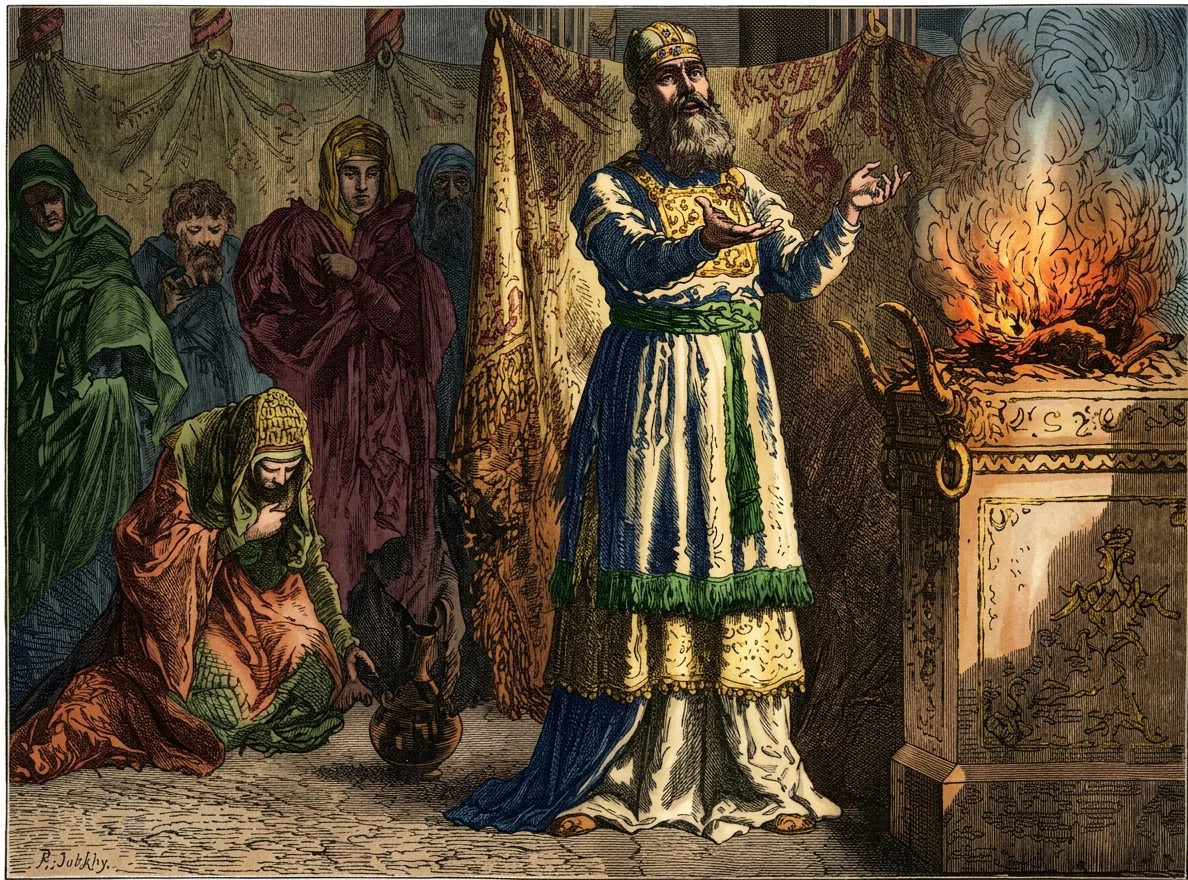 The sacrifice of the peace-offerings, which were made as an expression of thanksgiving to God, afforded a favorable opportunity for unscrupulous priests to enrich themselves at the expense of the people.