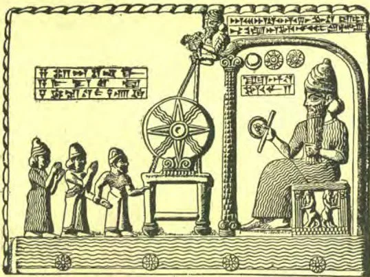 Worship of the Babylonian Sun-god. Recording the Restoration of the Sun-god at Sippura, near Babylon, by Nabupal-Idinan, King of Babylon, about 400 B.C.