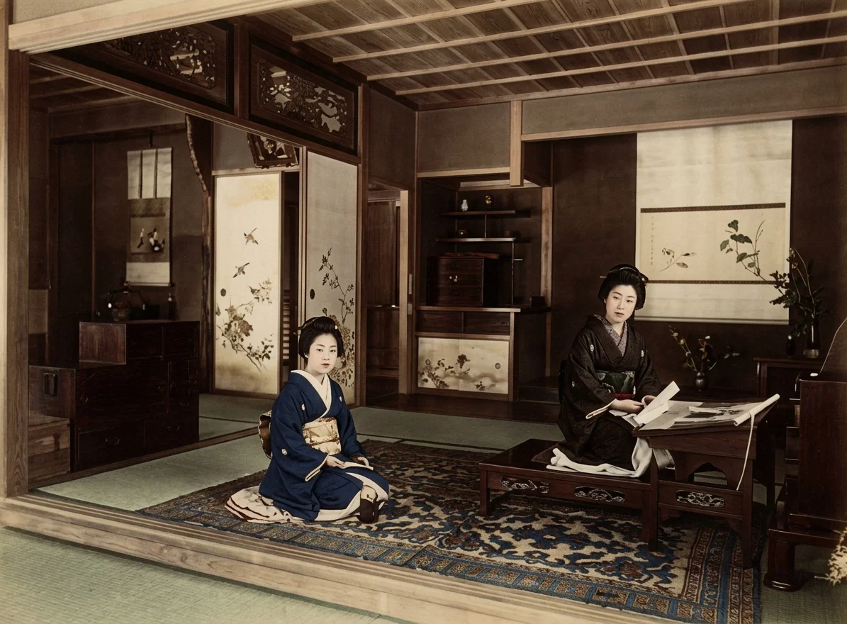 In a Japanese Home