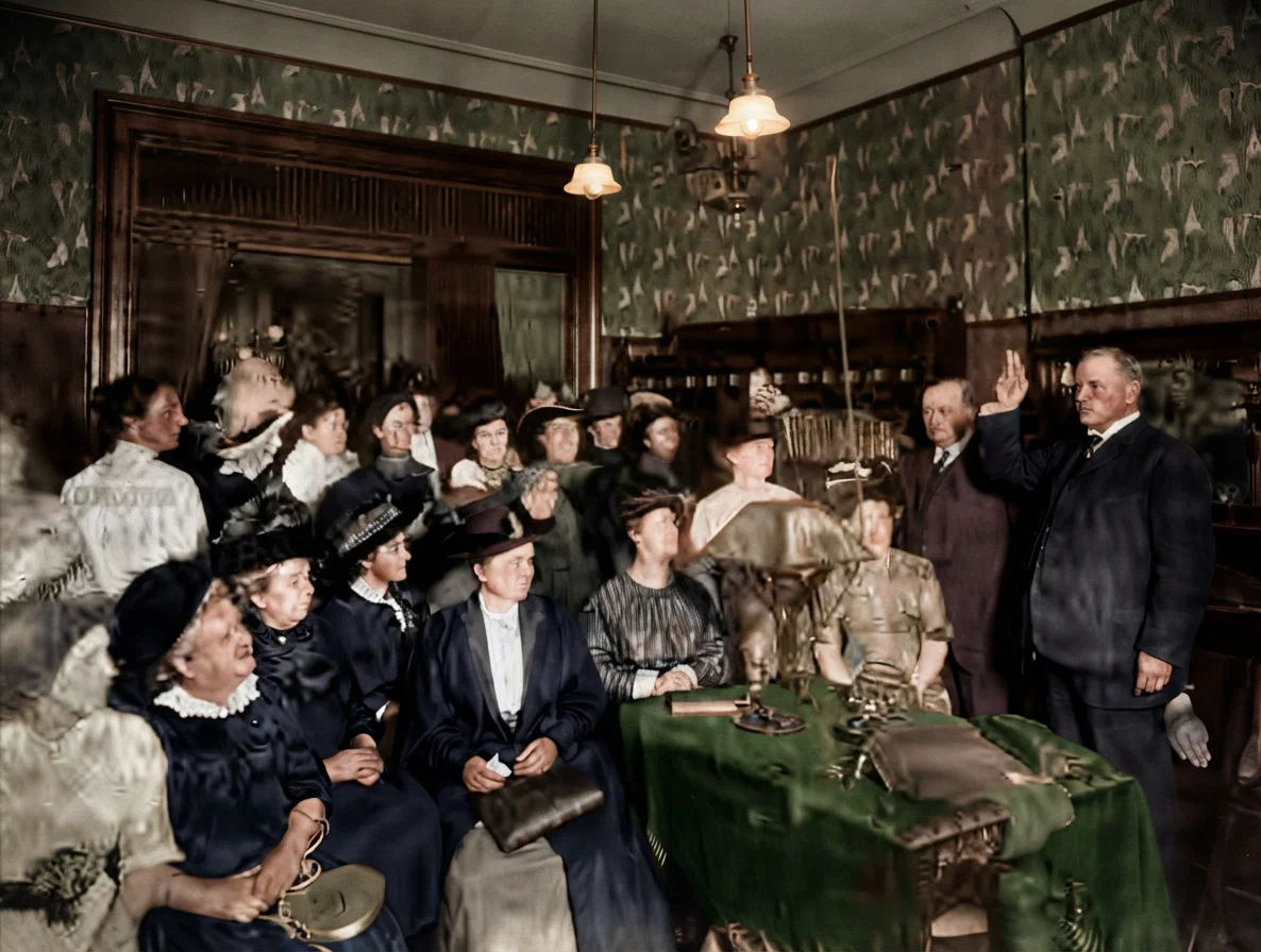Photo by Paul Thompson, N. Y. ELIMINATING THE MIDDLEMAN