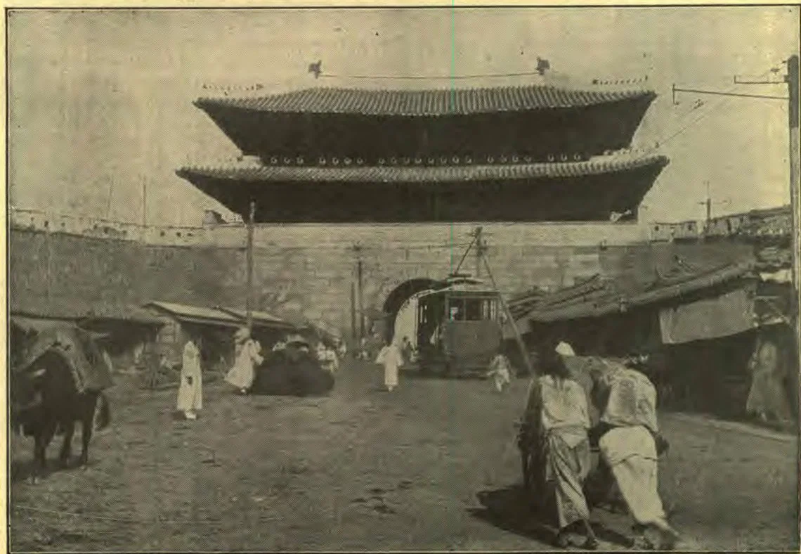 Outside the South Gate—Seoul.