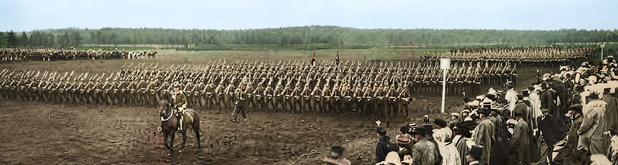 BRITISH TROOPS DRILLING AND MOBILIZING. Copyright Gale and Polden.