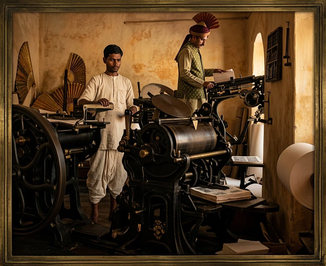 INTERIOR PRINTING-OFFICE, LUCKNOW, INDIA
