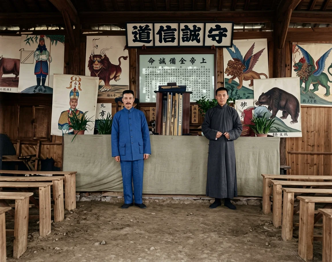 Photo by F. E. Stafford
A Temple in Nanking, China