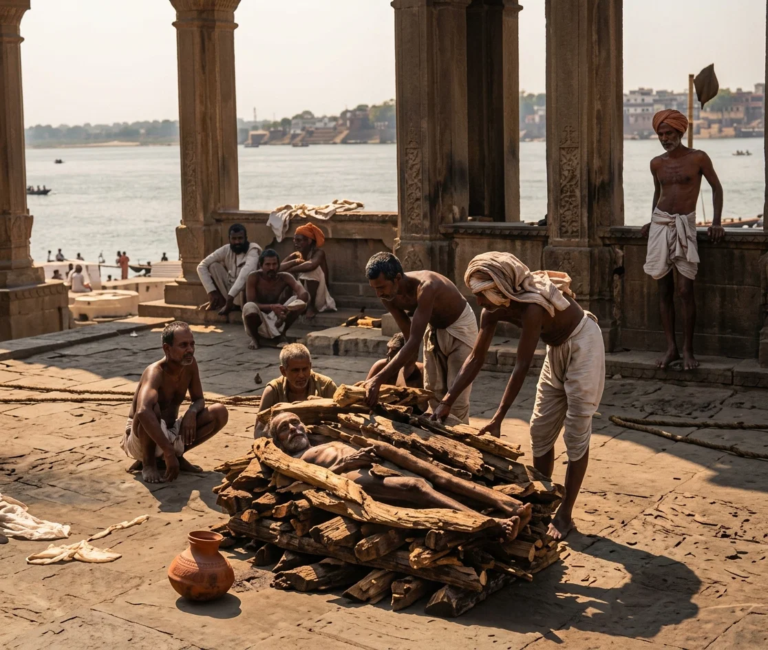 Burning-Ghat of India