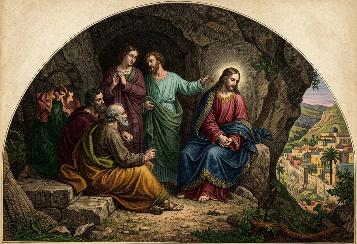 From its sacred summit Jesus foretold the fate of Jerusalem.