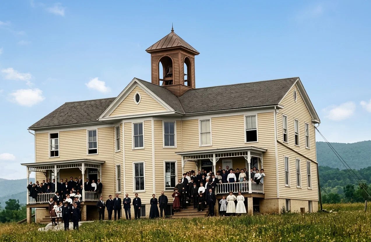 THE SCHOOL AT NEWMARKET, VA.