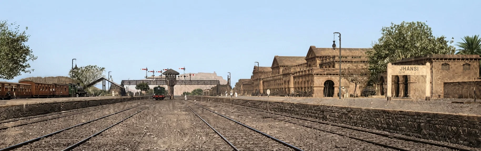 RAILWAY STATION AT JHANSI