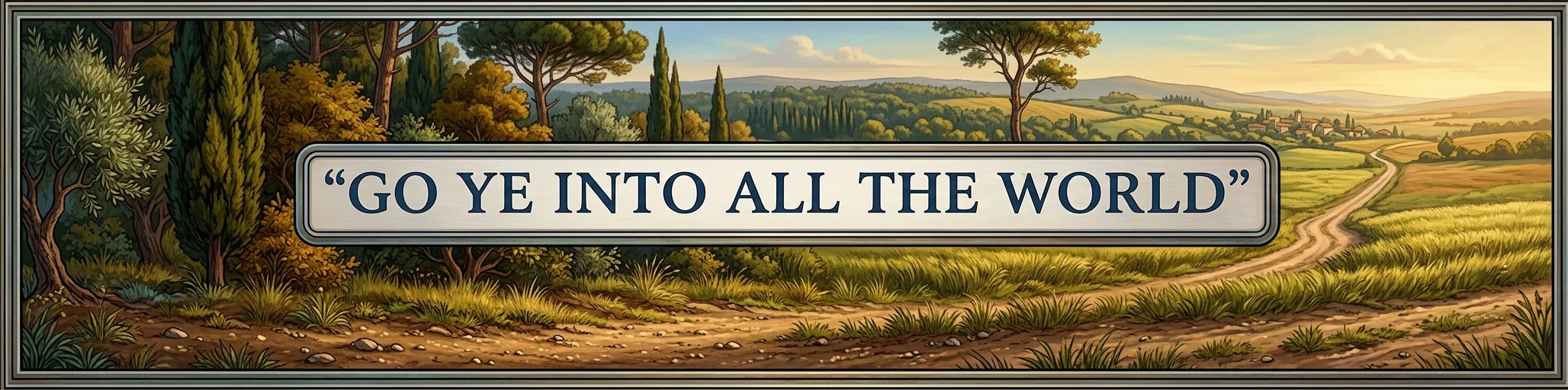 CO YE INTO ALL THE WORLD