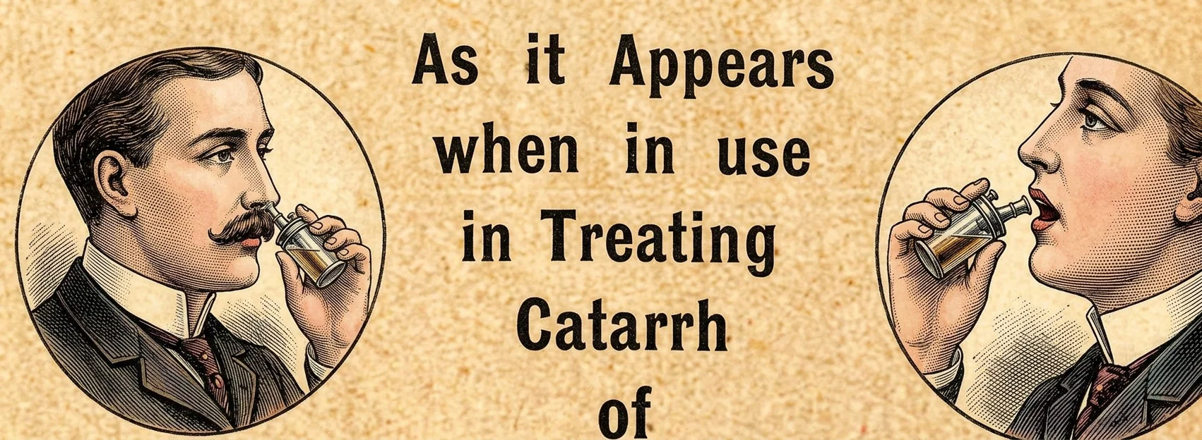 As it Appears when in use in Treating Catarrh of