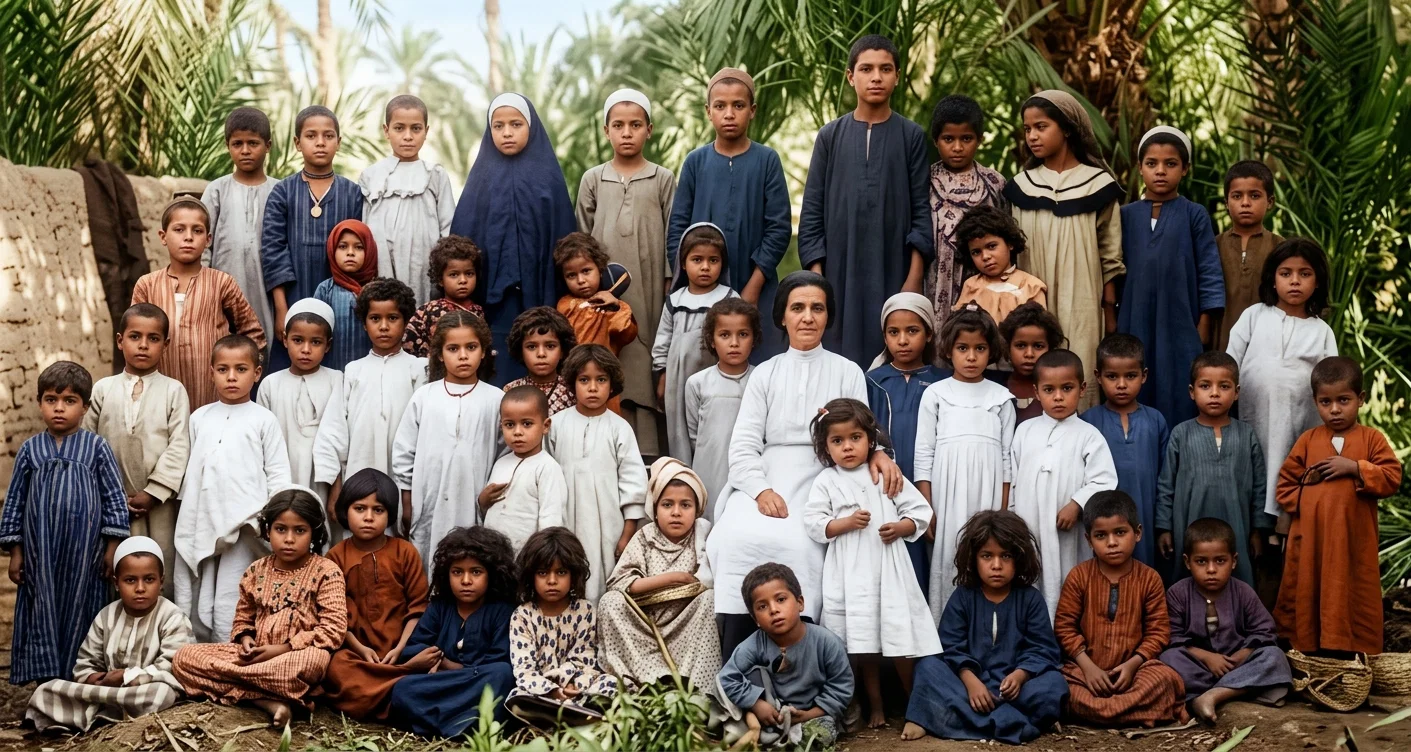 MISSION SCHOOL AT LUXOR, EGYPT