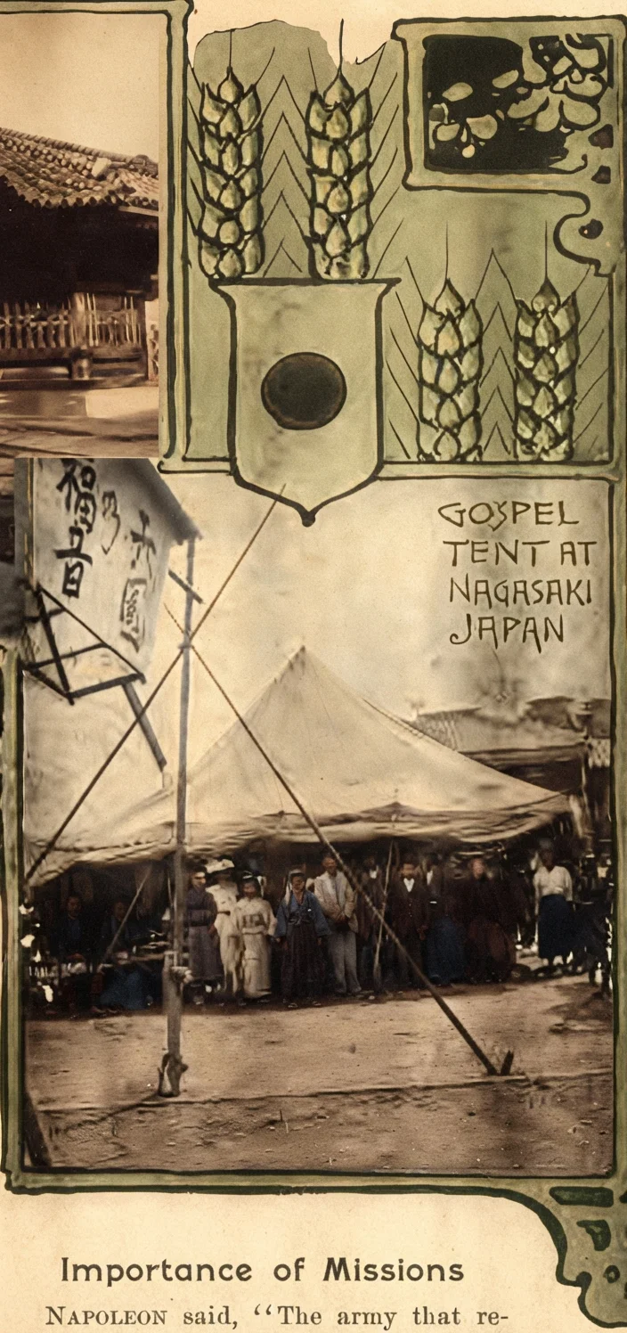 GOSPEL TENT AT NAGASAKI JAPAN