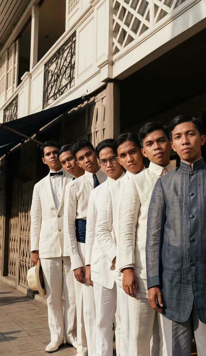 THE CLASS OF SIX CEBU BOYS, OF PHILIPPINE ISLANDS