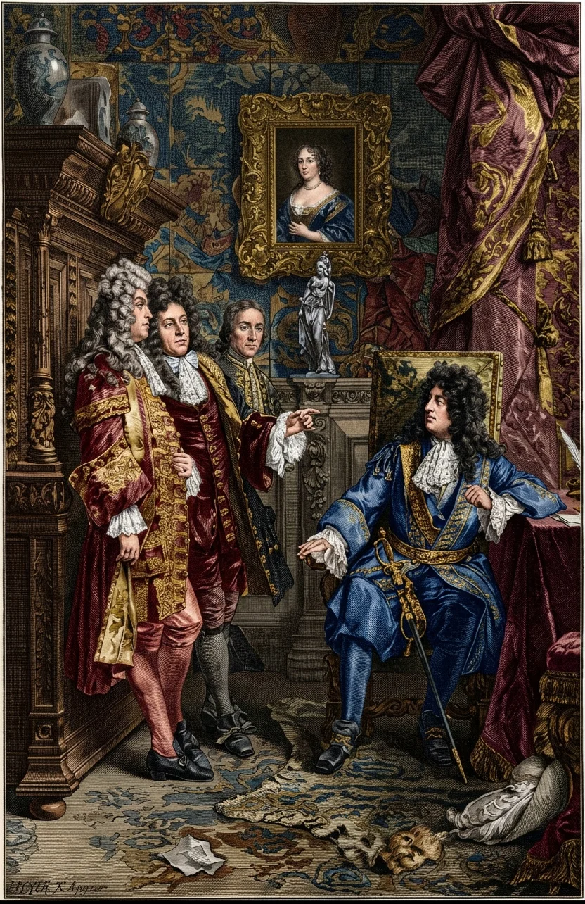 LOUIS XIV CONSULTING HIS MINISTERS