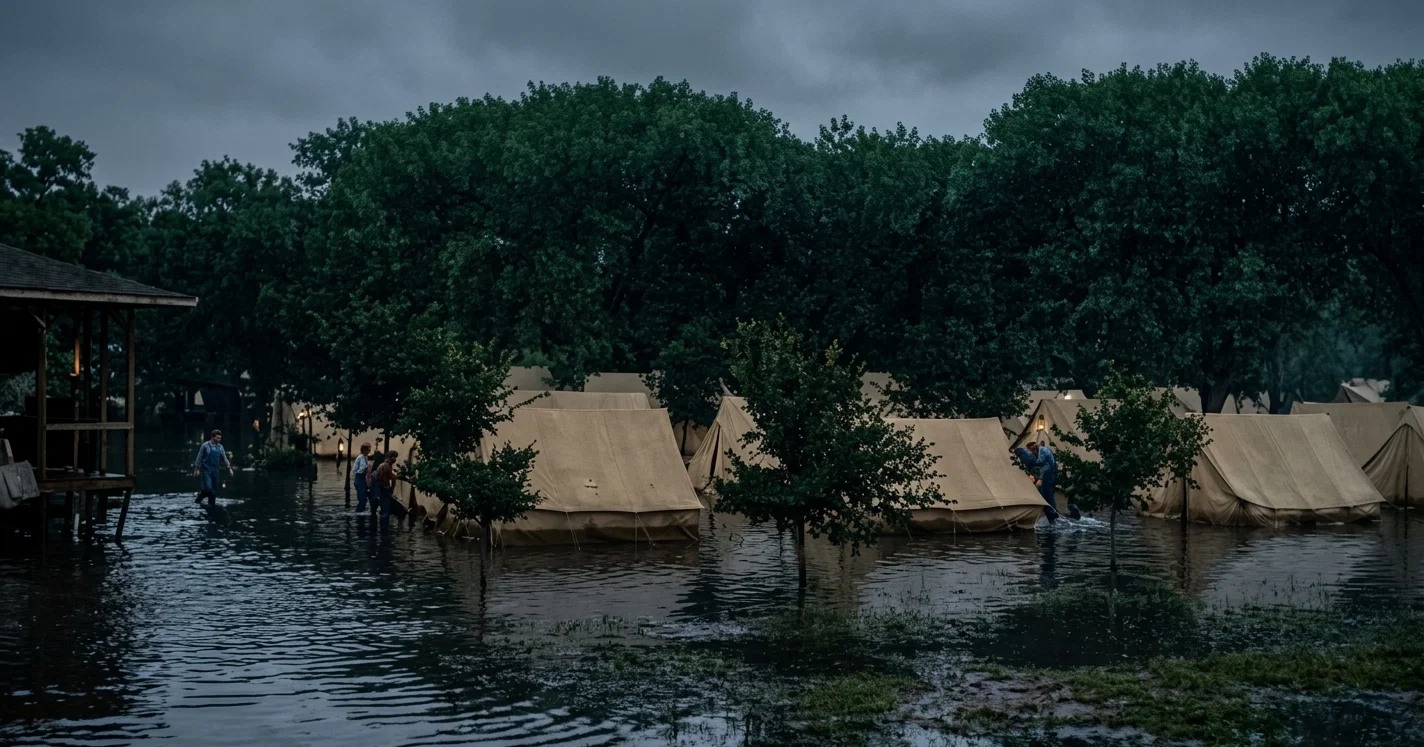 NEBRASKA CAMP-MEETING FLOODED