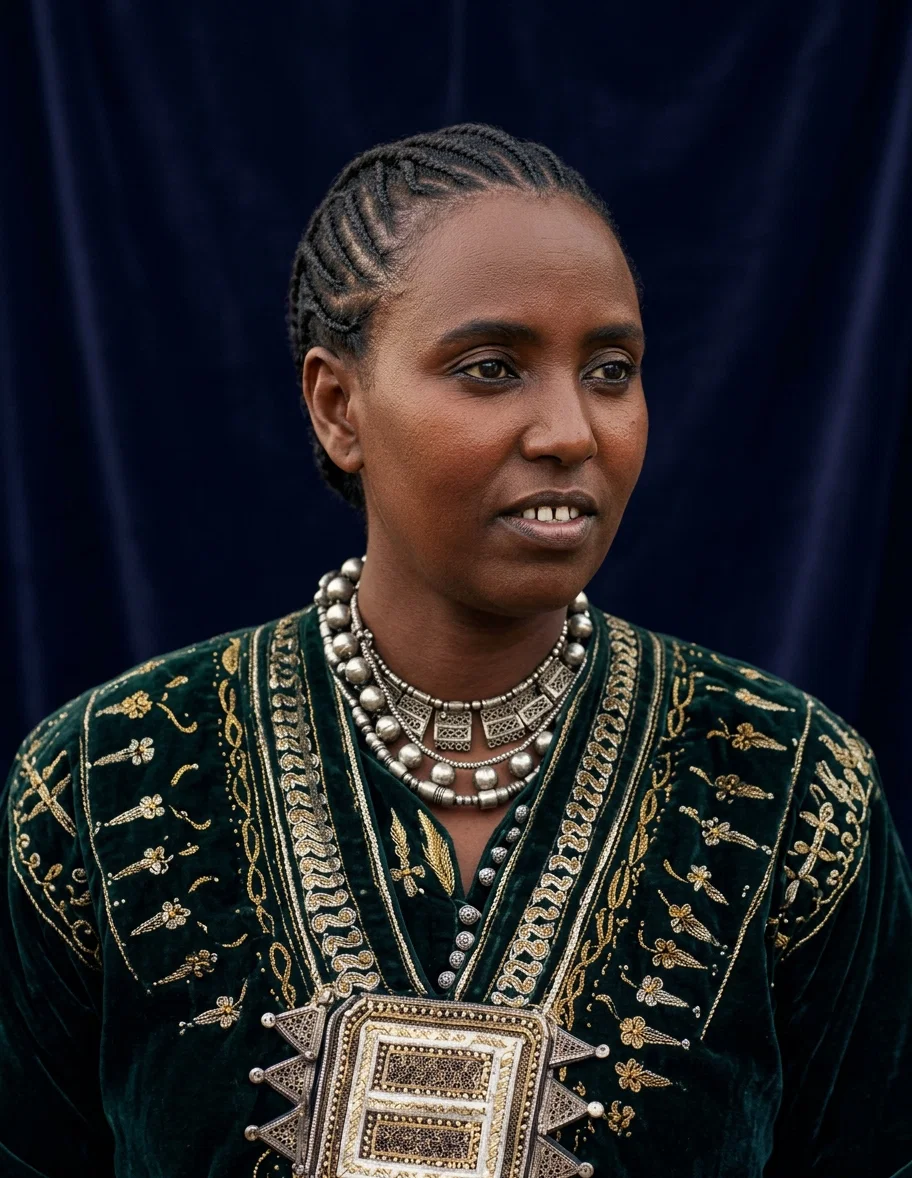 QUEEN TAITU, WIFE OF MENELIK, KING OF ABYSSINIA