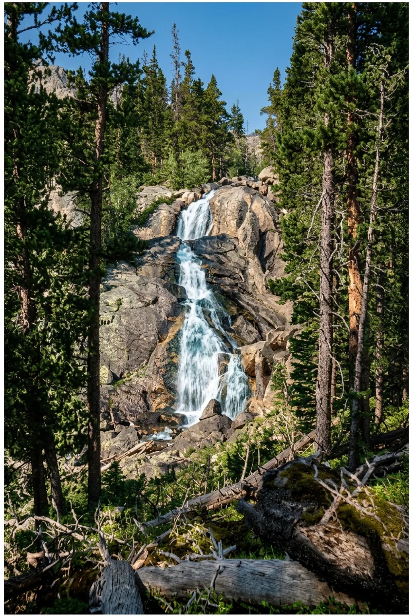 North Boulder Falls, Near Silver Lake, Colo.