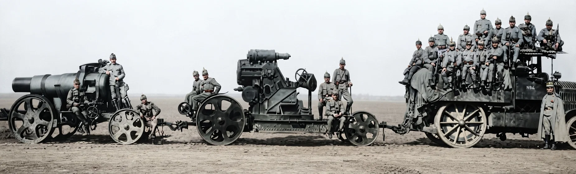 GERMAN BIG GUN IN TRANSIT