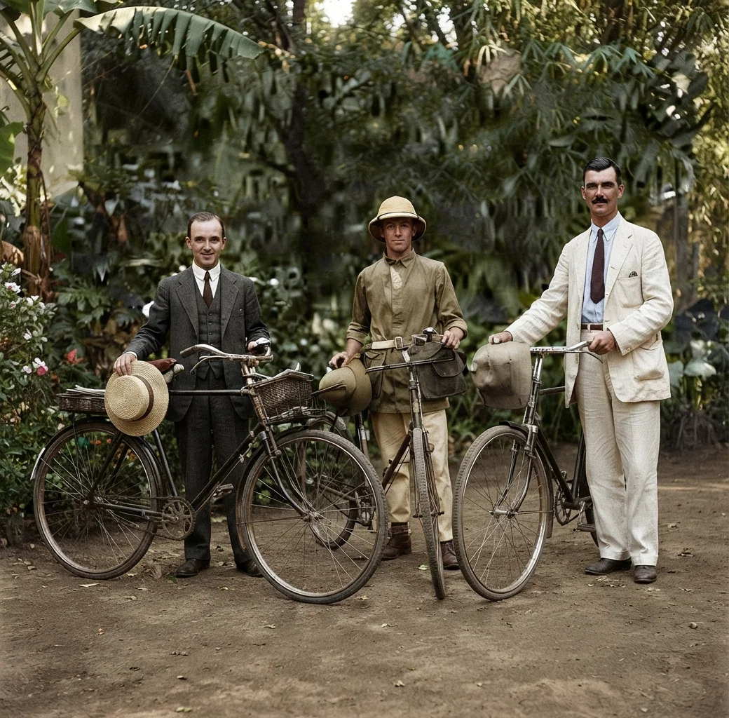 Colporteurs in India, V. E. Peugh, J. W. Knight, C. Stafford