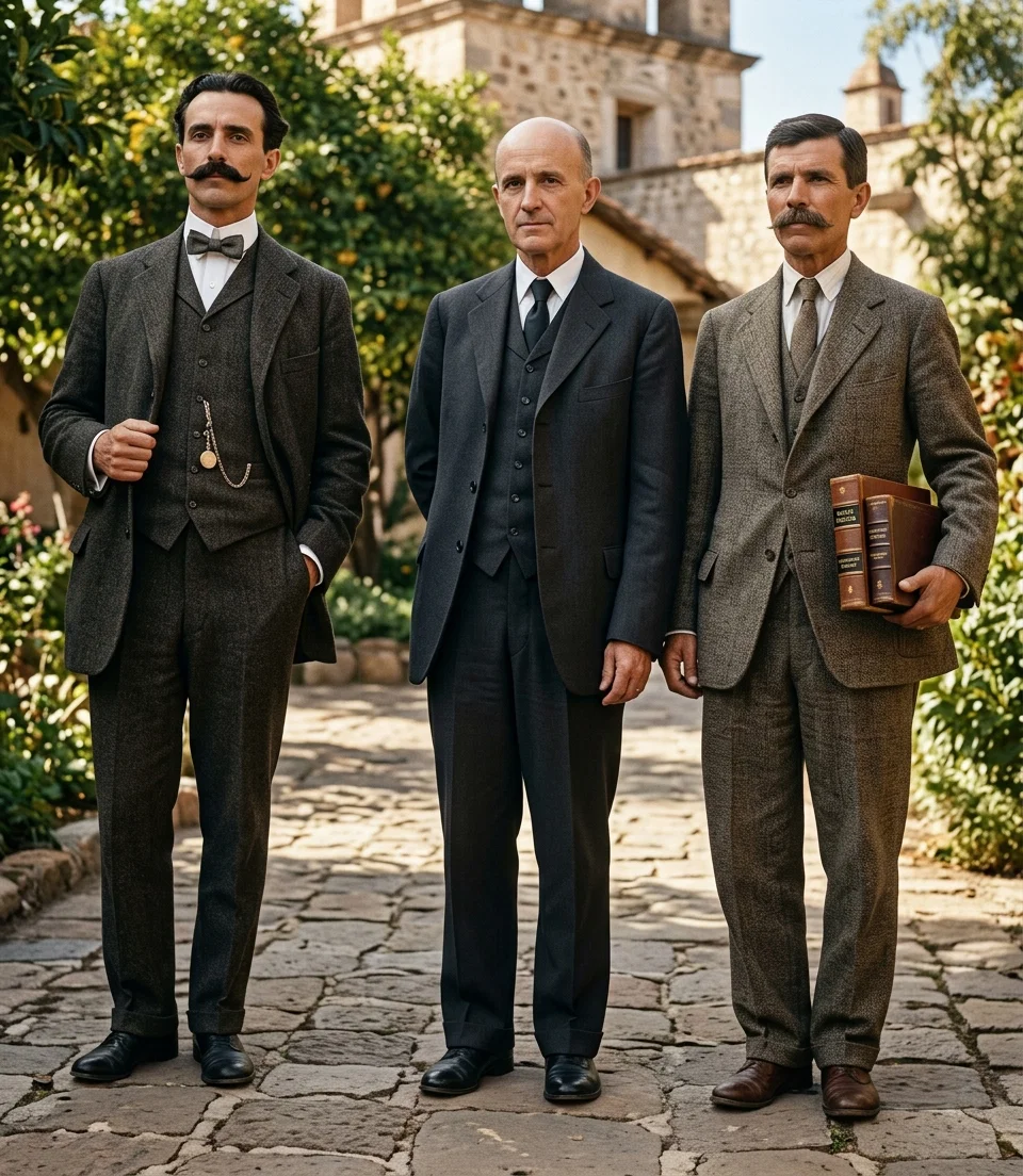 WORKERS IN MEXICO
Left to right: C. S. Nicolas, H. L. Rawson,
Juan Robles.