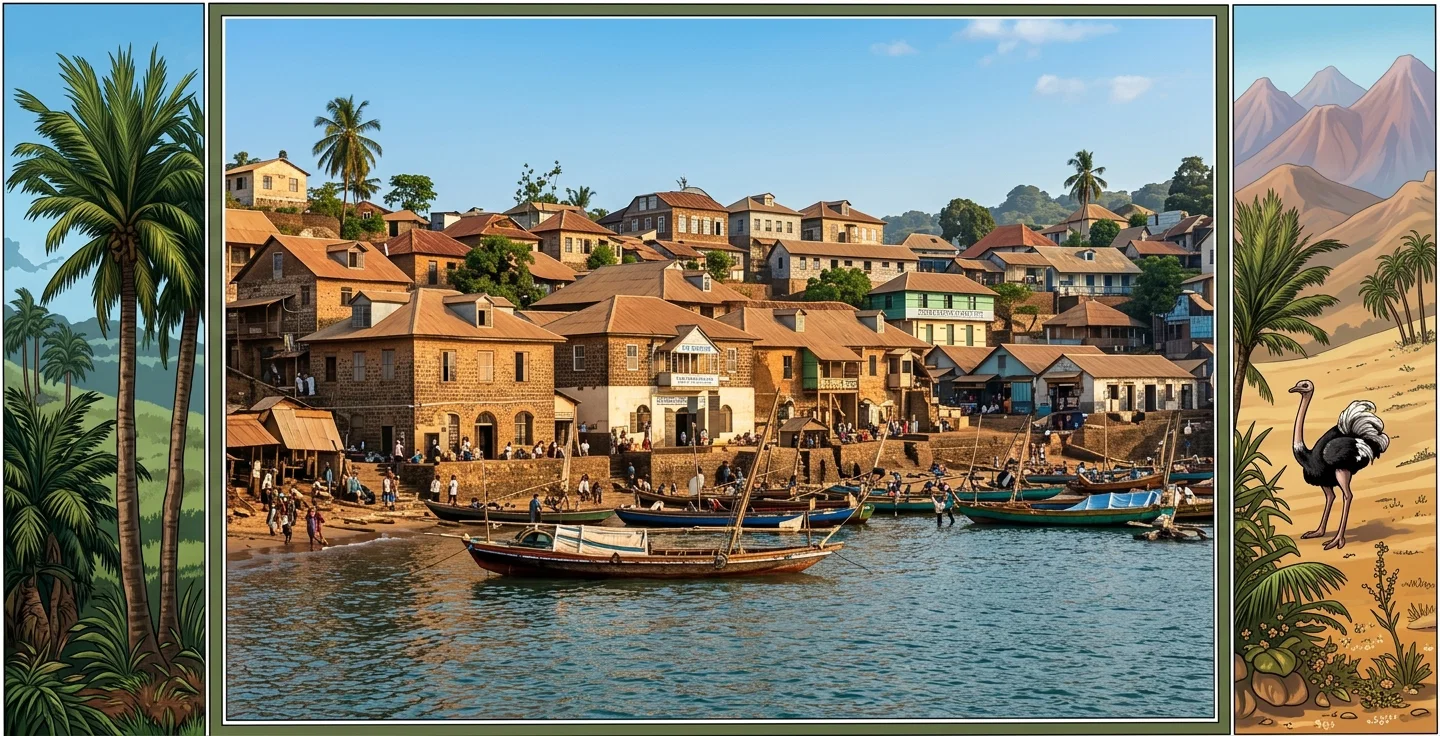 VIEW IN FREETOWN, SIERRA LEONE, HEADQUARTERS OF OUR WEST COAST MISSION