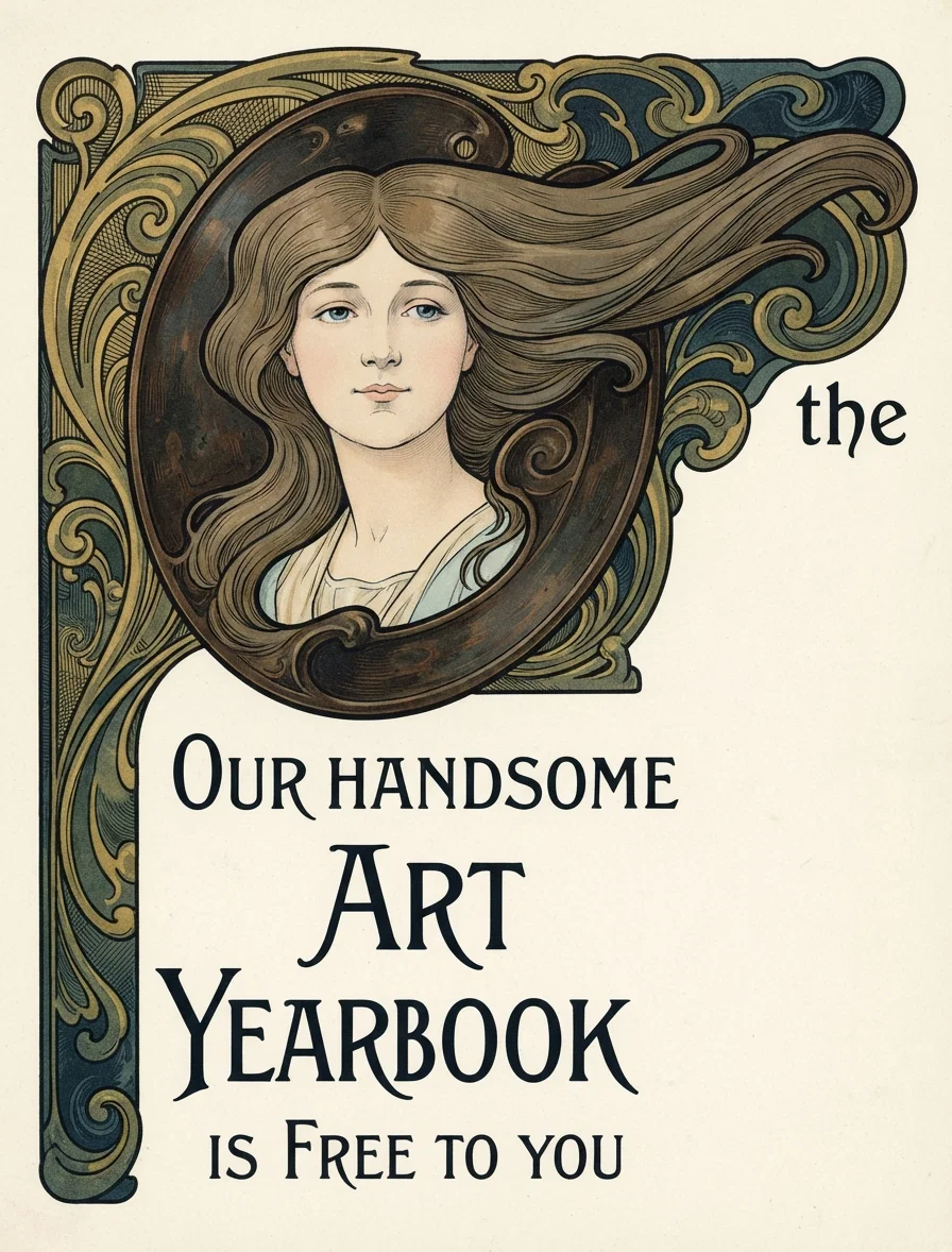 OUR HANDSOME ART YEAR BOOK IS FREE TO YOU
