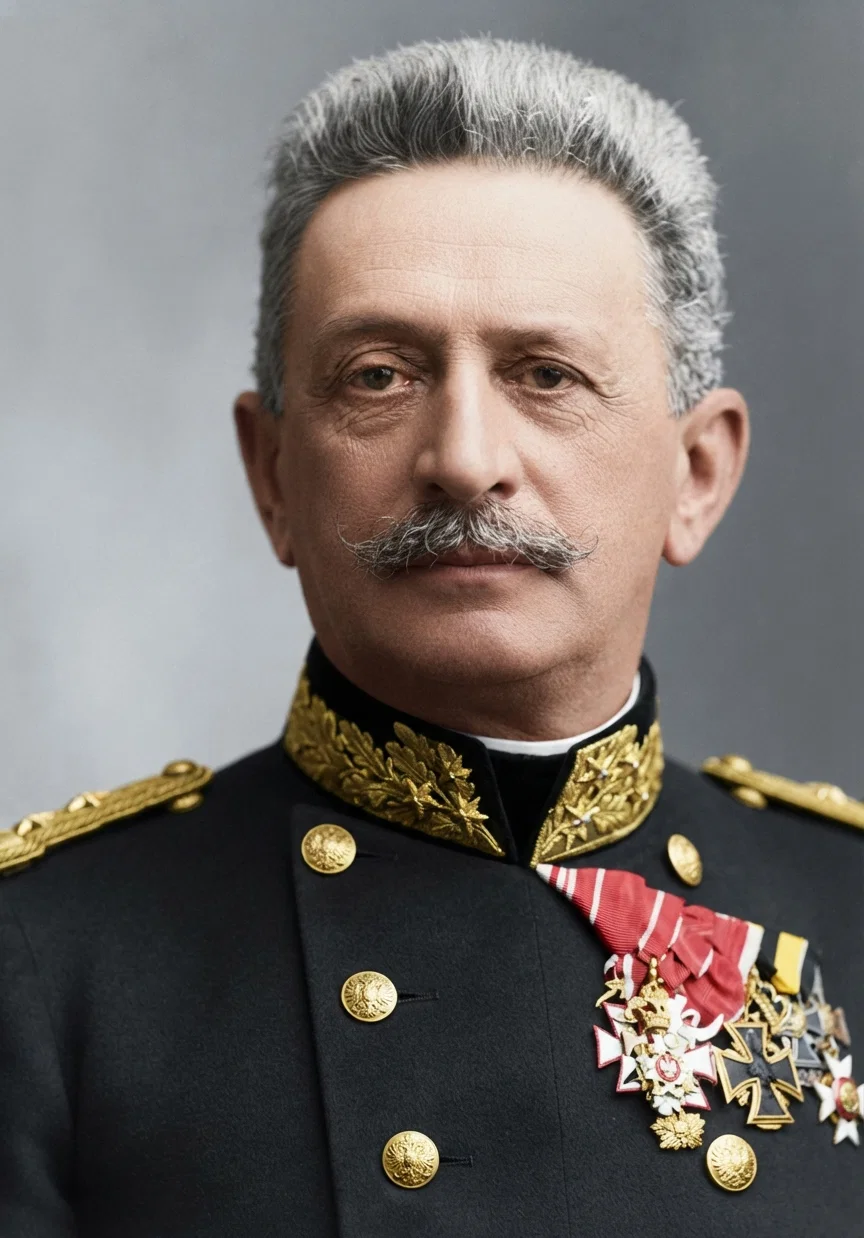 Photo by Paul Thompson GEN. CONRAD VON HOTZENDORF, HEAD OF THE AUSTRO-HUNGARIAN ARMY