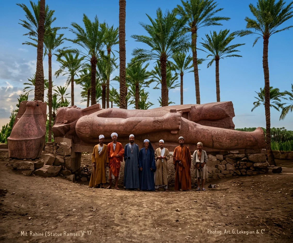 Statue of Ramses II., Pharaoh of the Oppression.