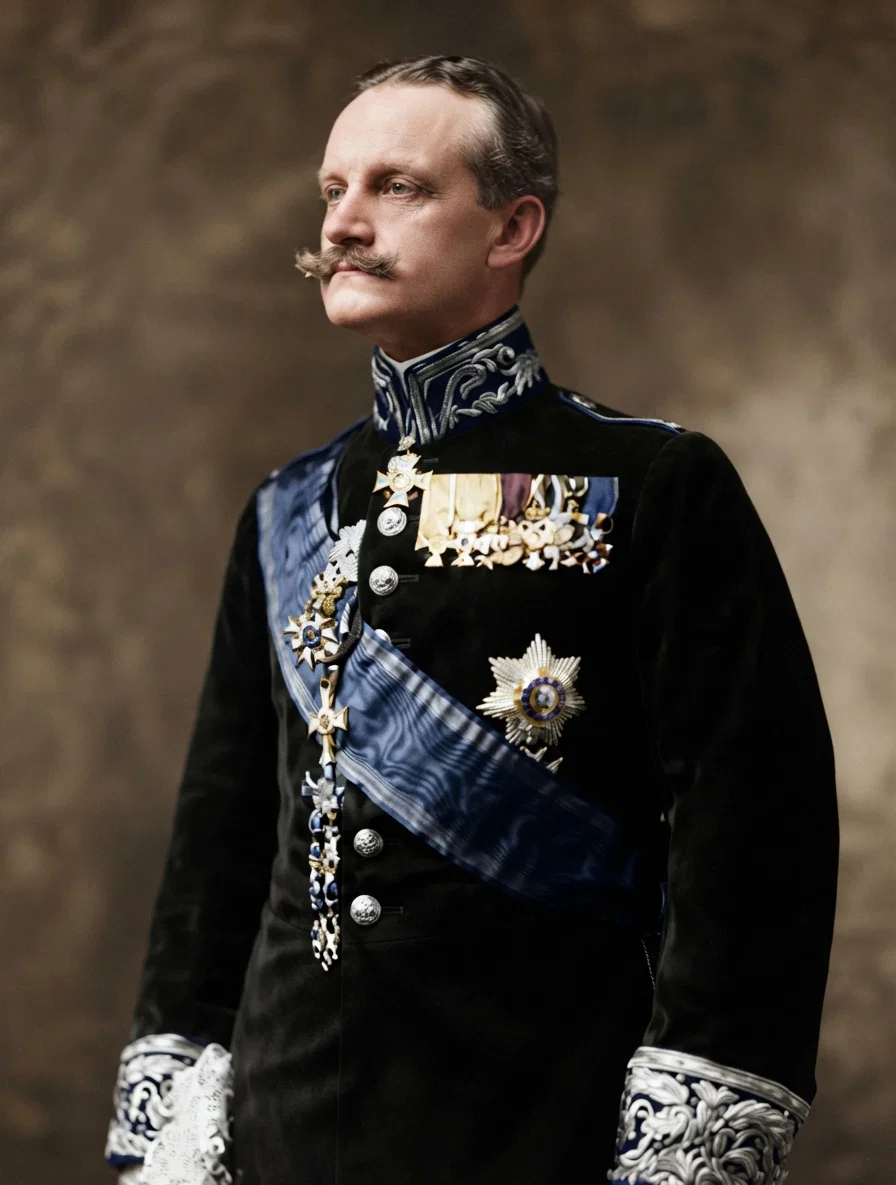 Count von Bernstorff, ambassador to this country, in court uniform