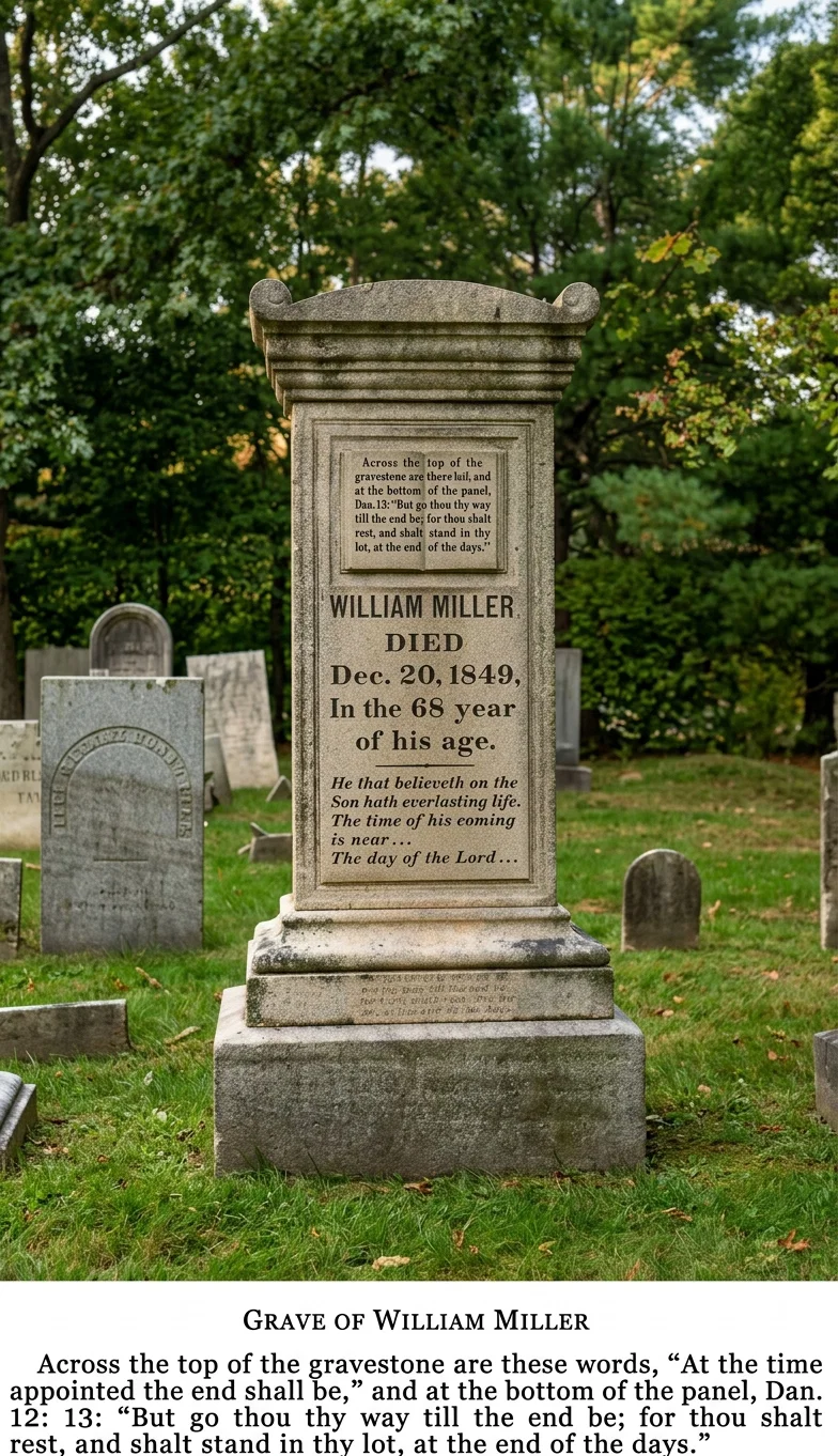 GRAVE OF WILLIAM MILLER