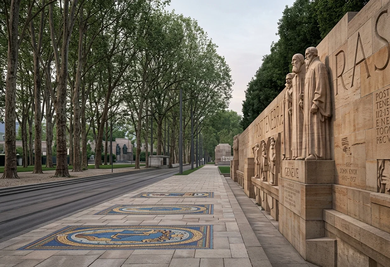 The Monument of the Reformation as it will be when finished