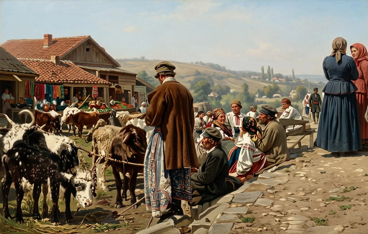 MARKET AMONG THE “LITTLE RUSSIANS”