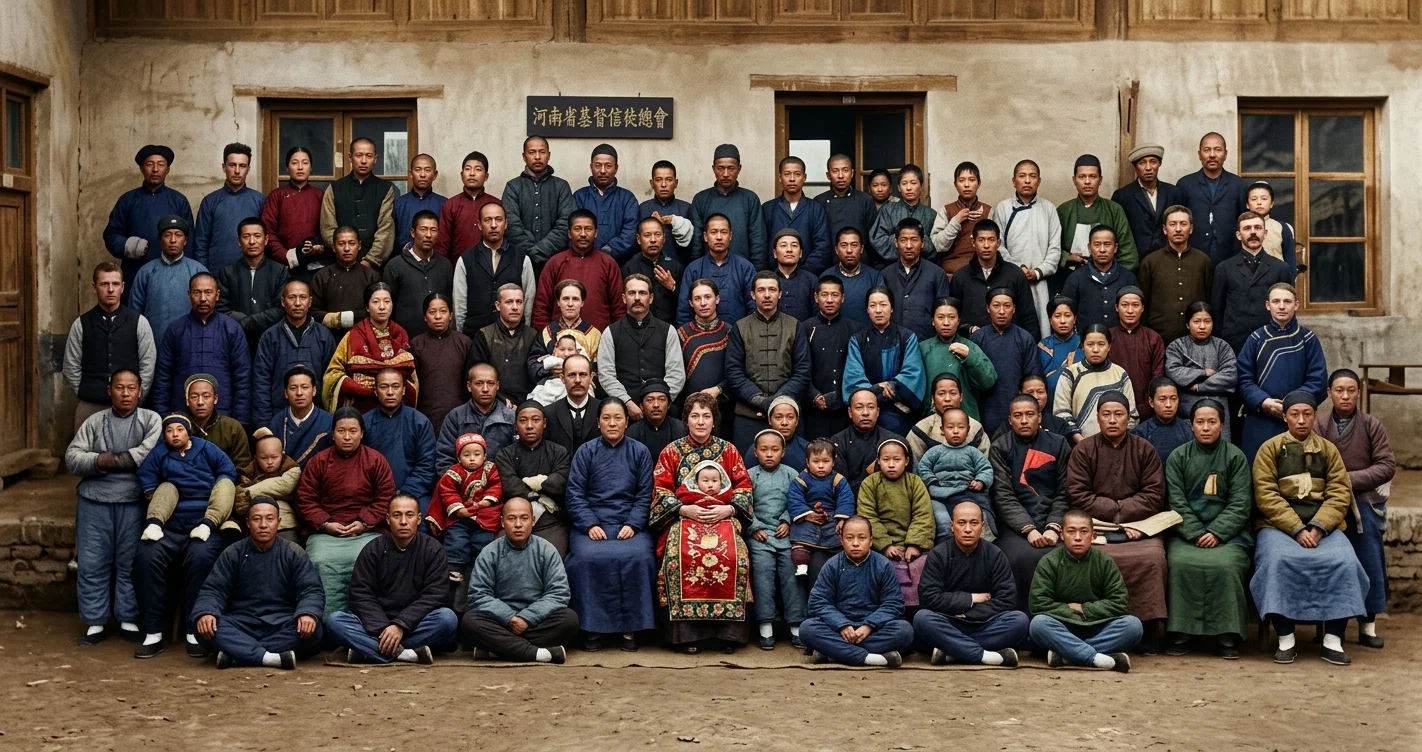 GROUP OF BELIEVERS ATTENDING THE HONAN GENERAL MEETING