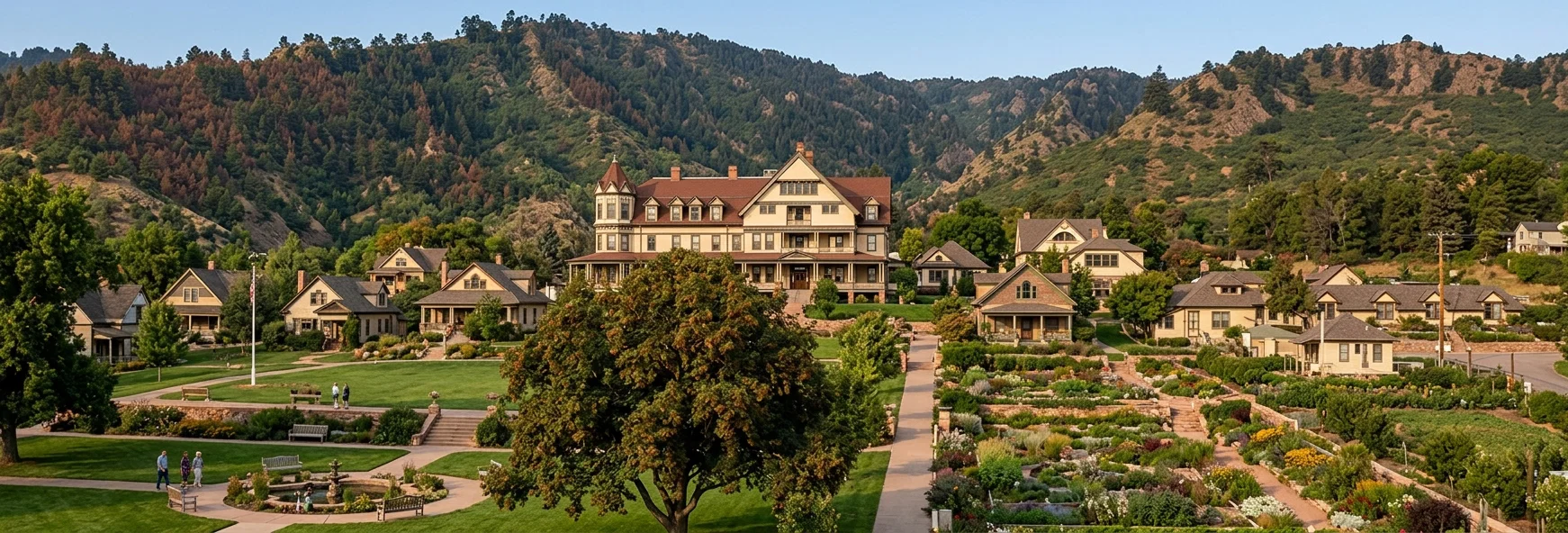 THE BOULDER-COLORADO SANITARIUM, CONSISTING OF A LARGE MAIN BUILDING AND TWENTY-TWO SMALLER BUILDINGS