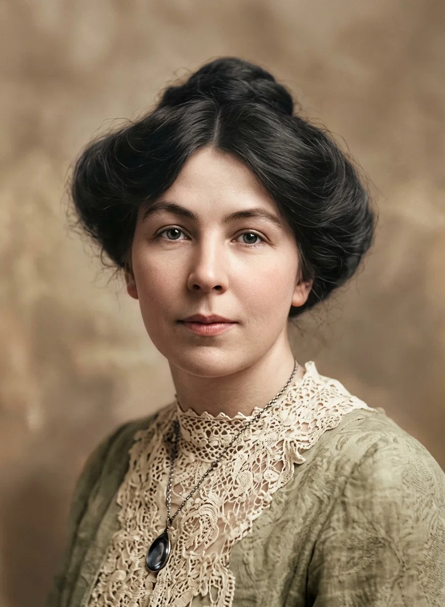 Miss Pankhurst, Daughter of the Famous London Militant Suffragette