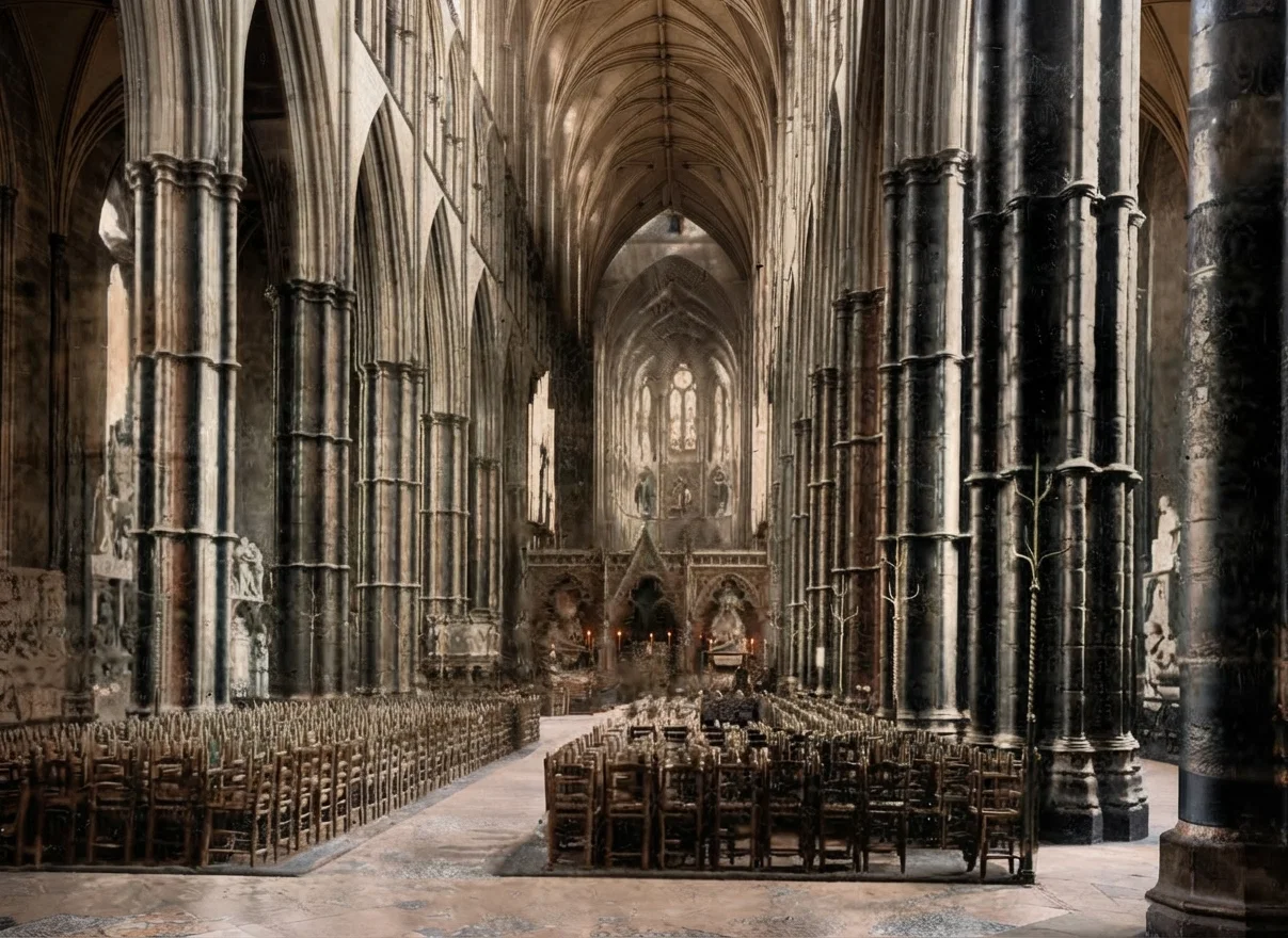 A Nave in Westminster Abbey.